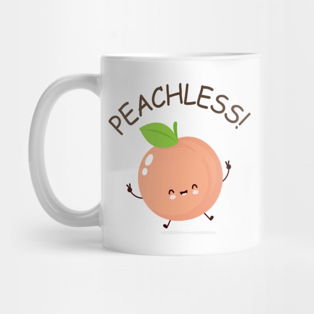 Peachless Funny Peach by The WYLD Tribe